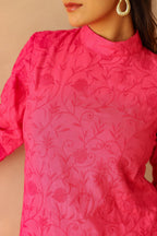 Shantoon Female Pink Tunic Set