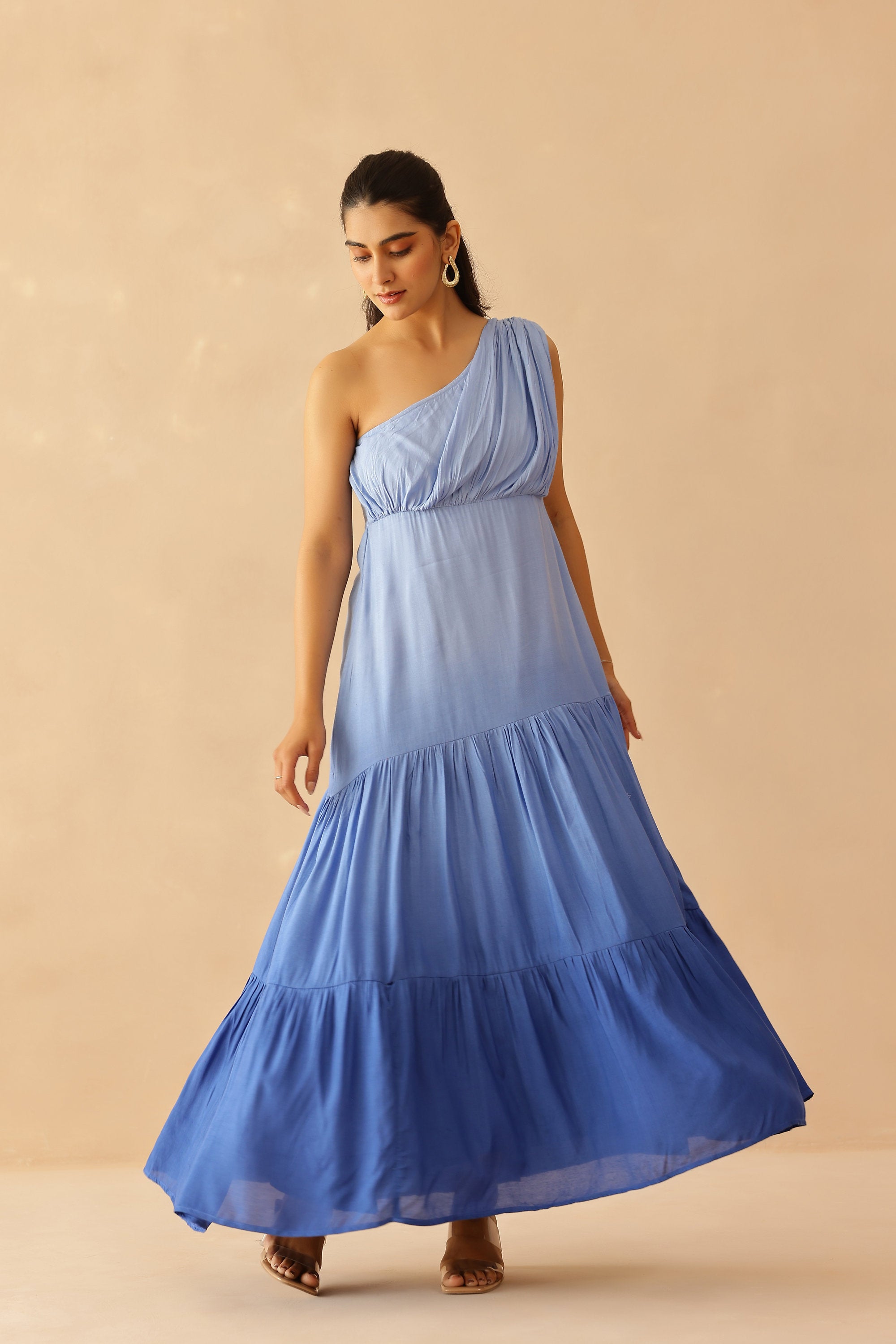 MasoommShantoon Female Blue Dress