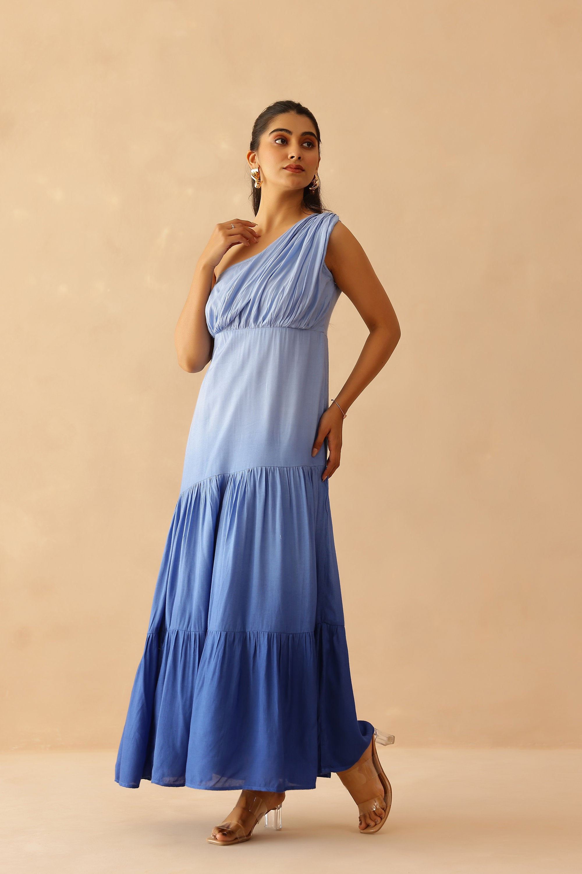 MasoommShantoon Female Blue Dress