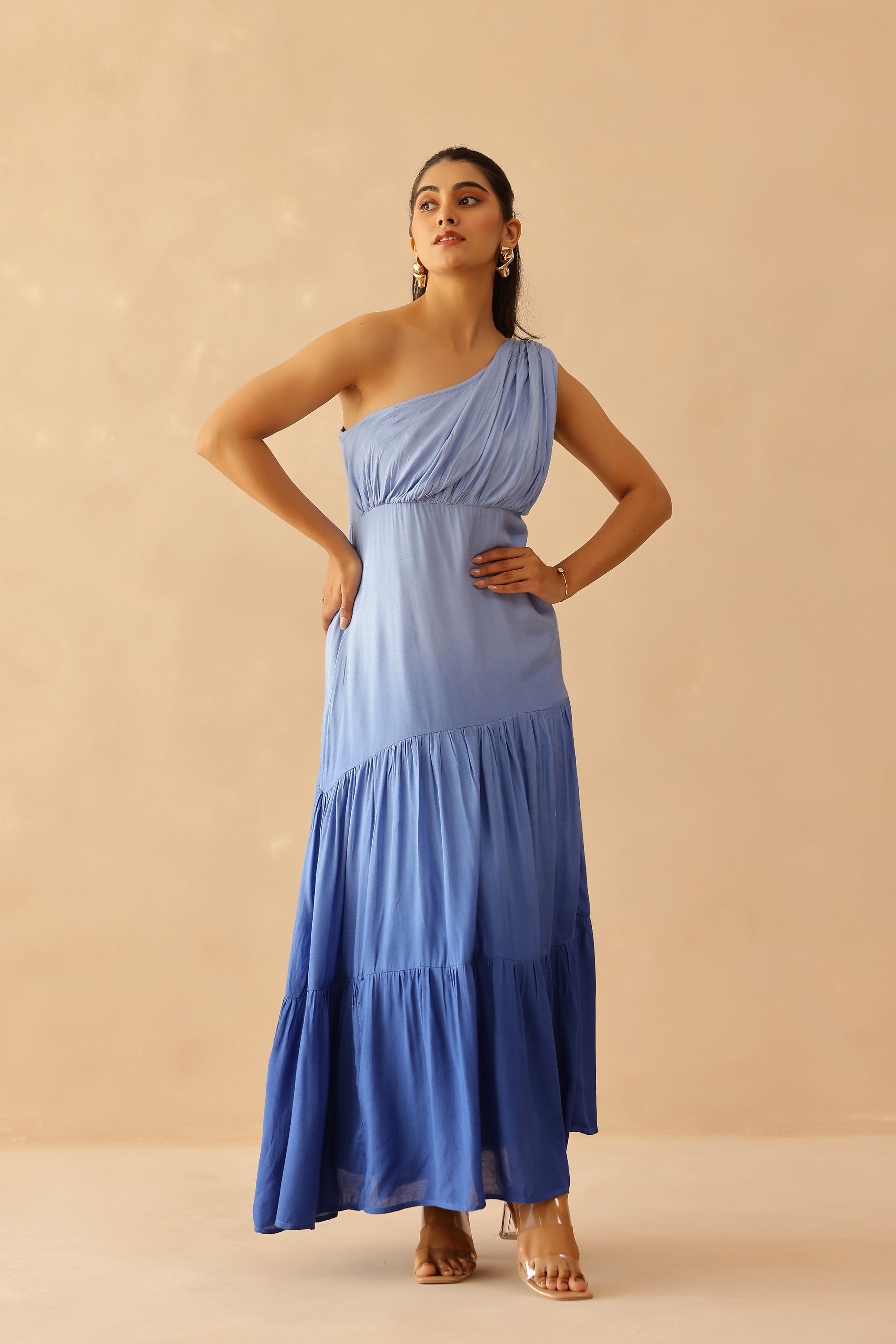 MasoommShantoon Female Blue Dress
