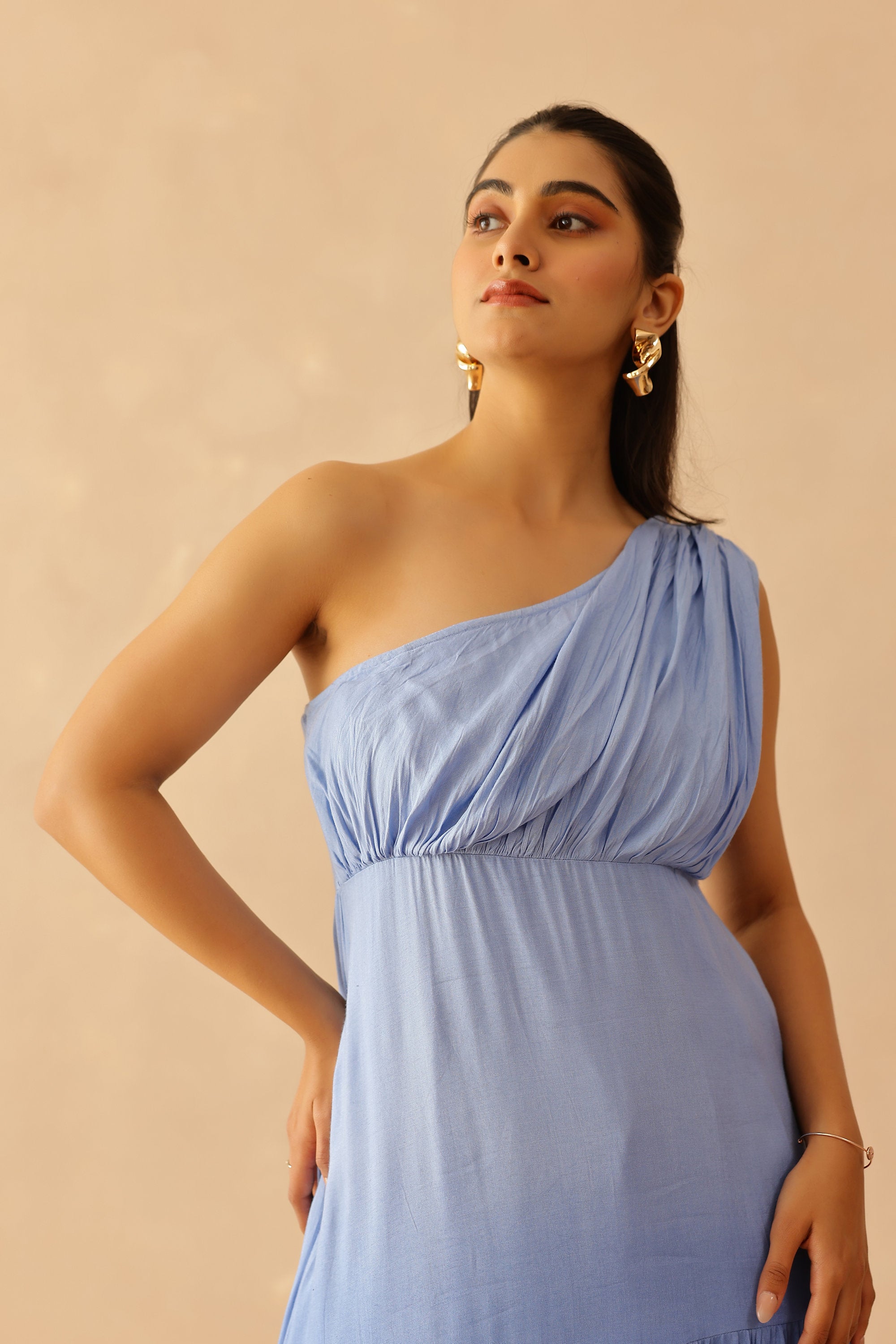 MasoommShantoon Female Blue Dress