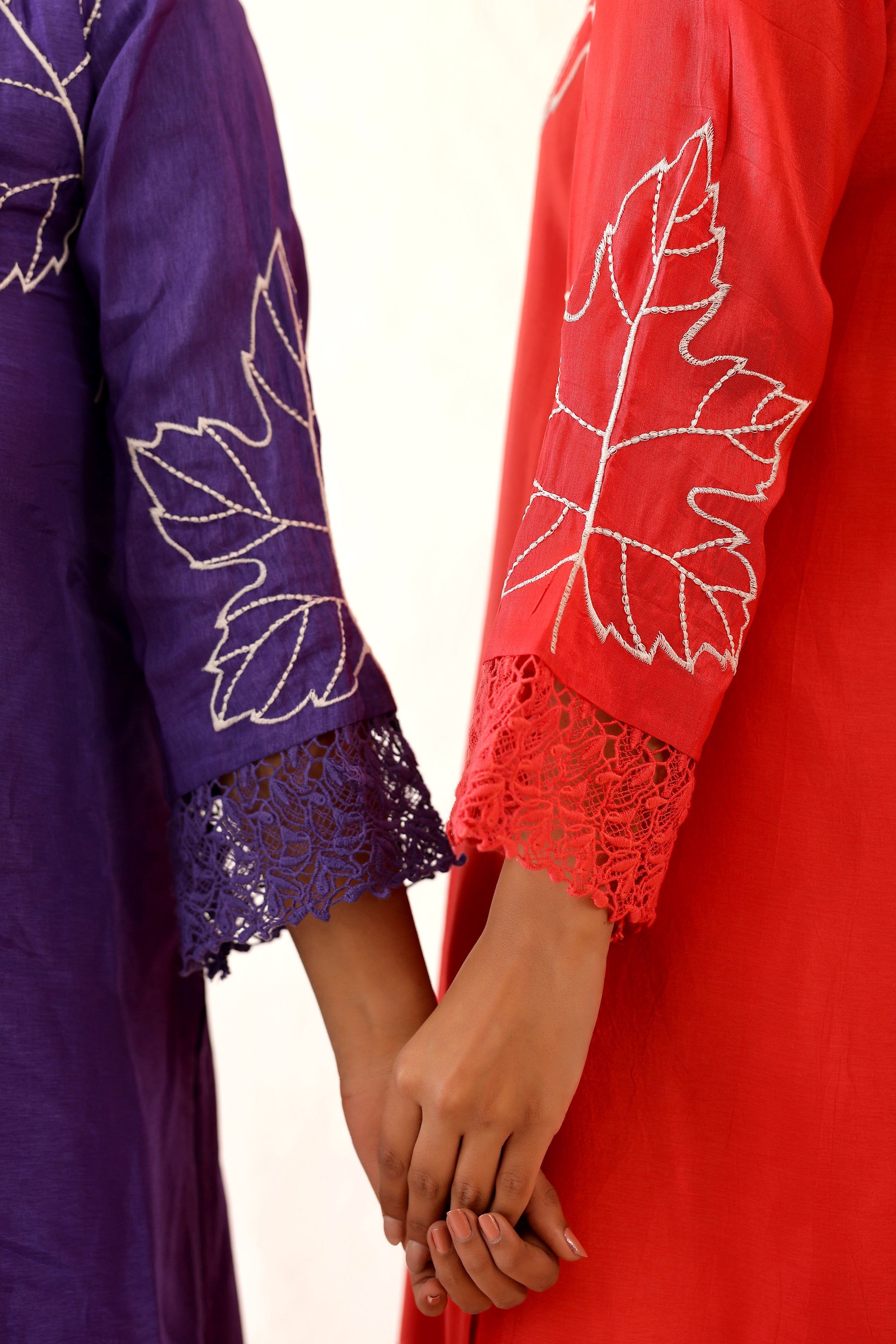 Shantoon Female Red Tunic Set