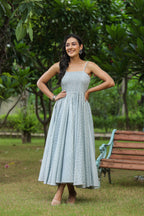 Bombay Submarine Grey Cotton Dress