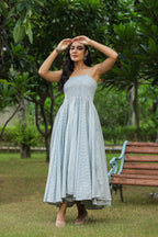Bombay Submarine Grey Cotton Dress