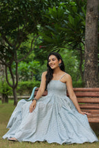 Bombay Submarine Grey Cotton Dress