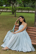 Bombay Submarine Grey Cotton Dress