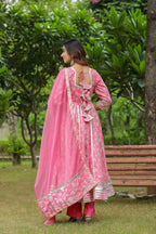 Persian Cotton Anarkali Suit Set
