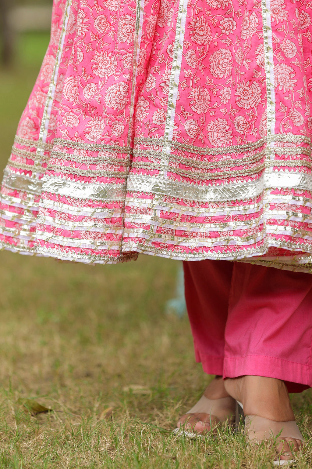 Persian Cotton Anarkali Suit Set