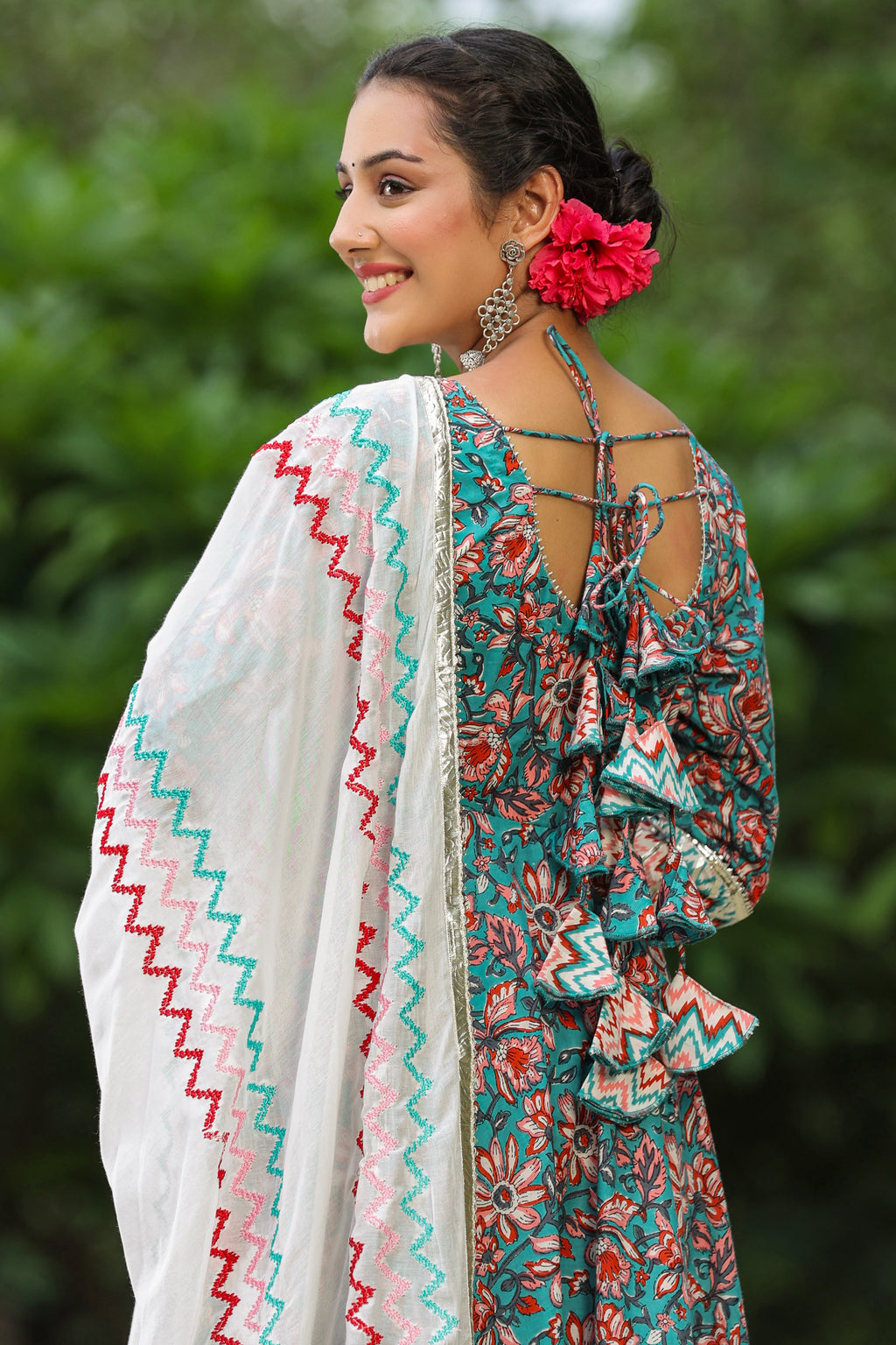 Shakespeare Cotton Anarkali Suit Set