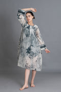 Mint Texture Print Dress