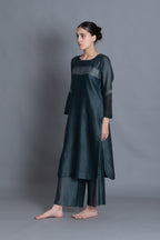E-Mint Embroidery Dress Co-ord