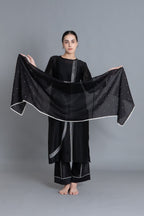 Khat Pantone Embroidered Dress Co-ord with Scraff