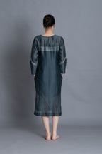 E-Mint Embroidery Dress