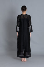 Khat Pantone Embroidered Dress Co-ord with Scraff