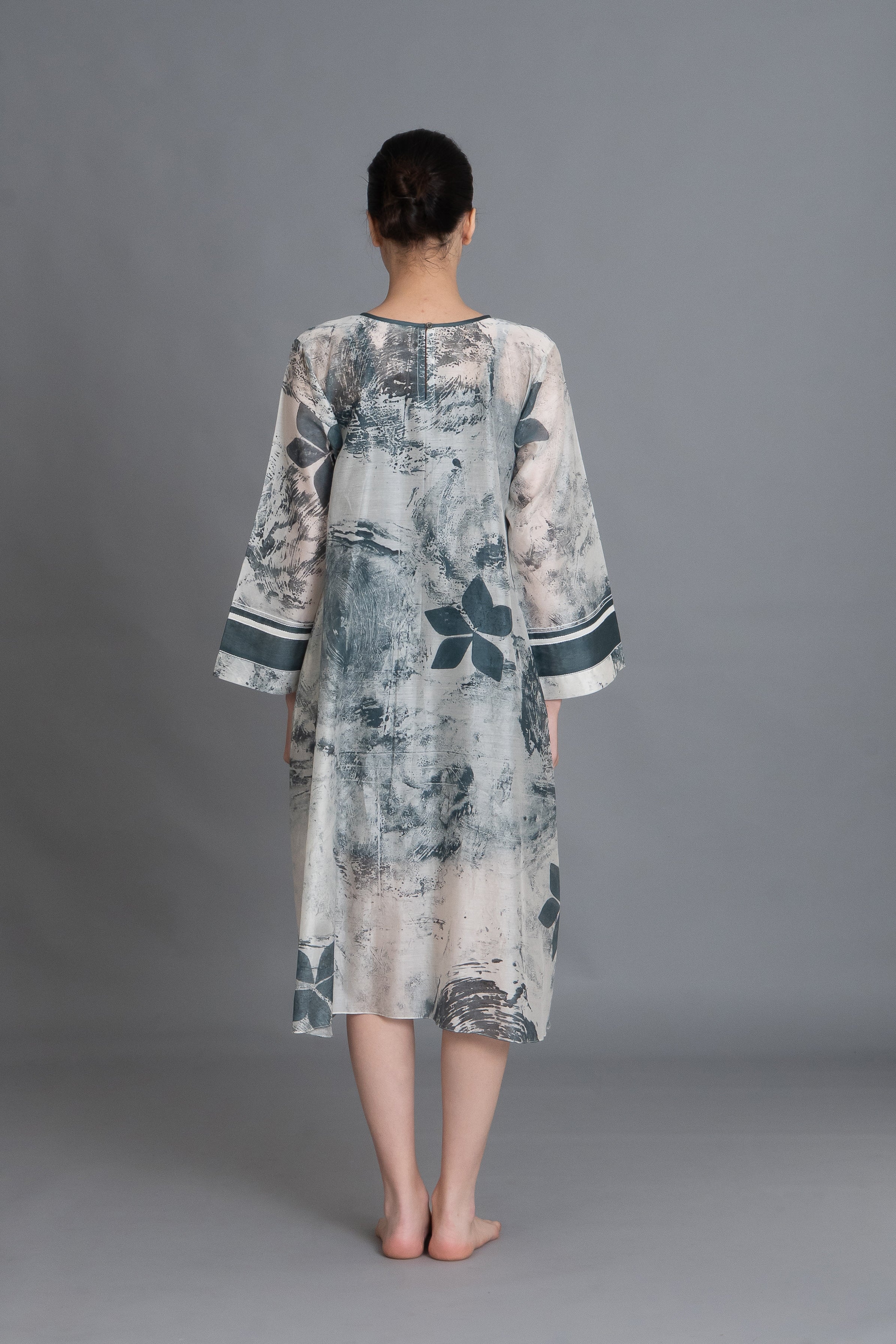 Mint Texture Print Dress
