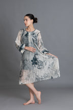 Mint Texture Print Dress