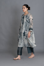 Mint Texture Print Dress Co-ord