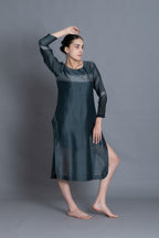 E-Mint Embroidery Dress