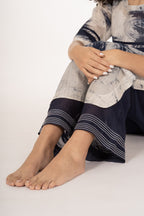 Indigo Bloom Kurta Set Co-ord