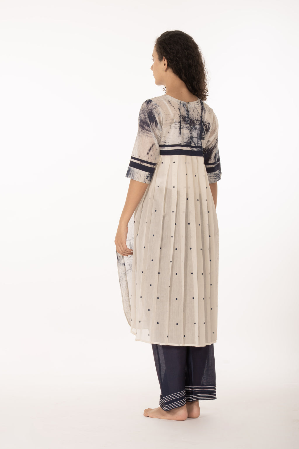 Indigo Bloom Kurta Set