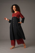 Crimson Alloy Dress with pant