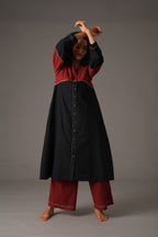 Crimson Alloy Dress with pant