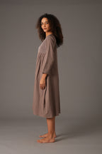 Embroidered Dunes Dress