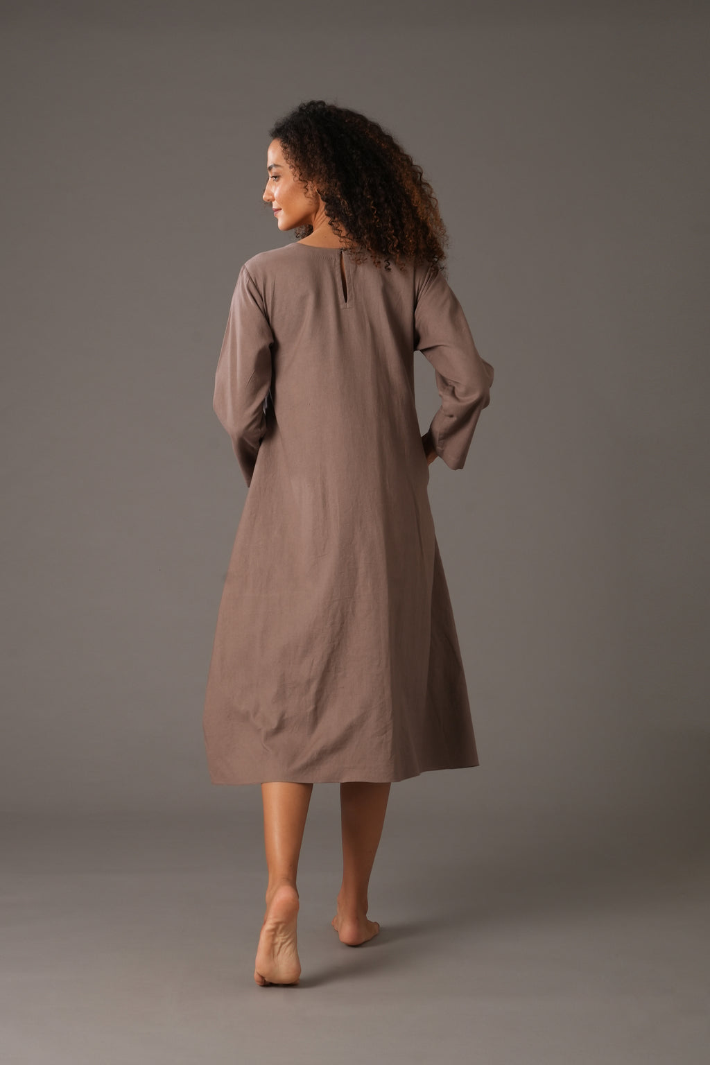 Embroidered Dunes Dress