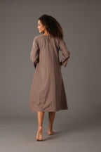 Embroidered Dunes Dress