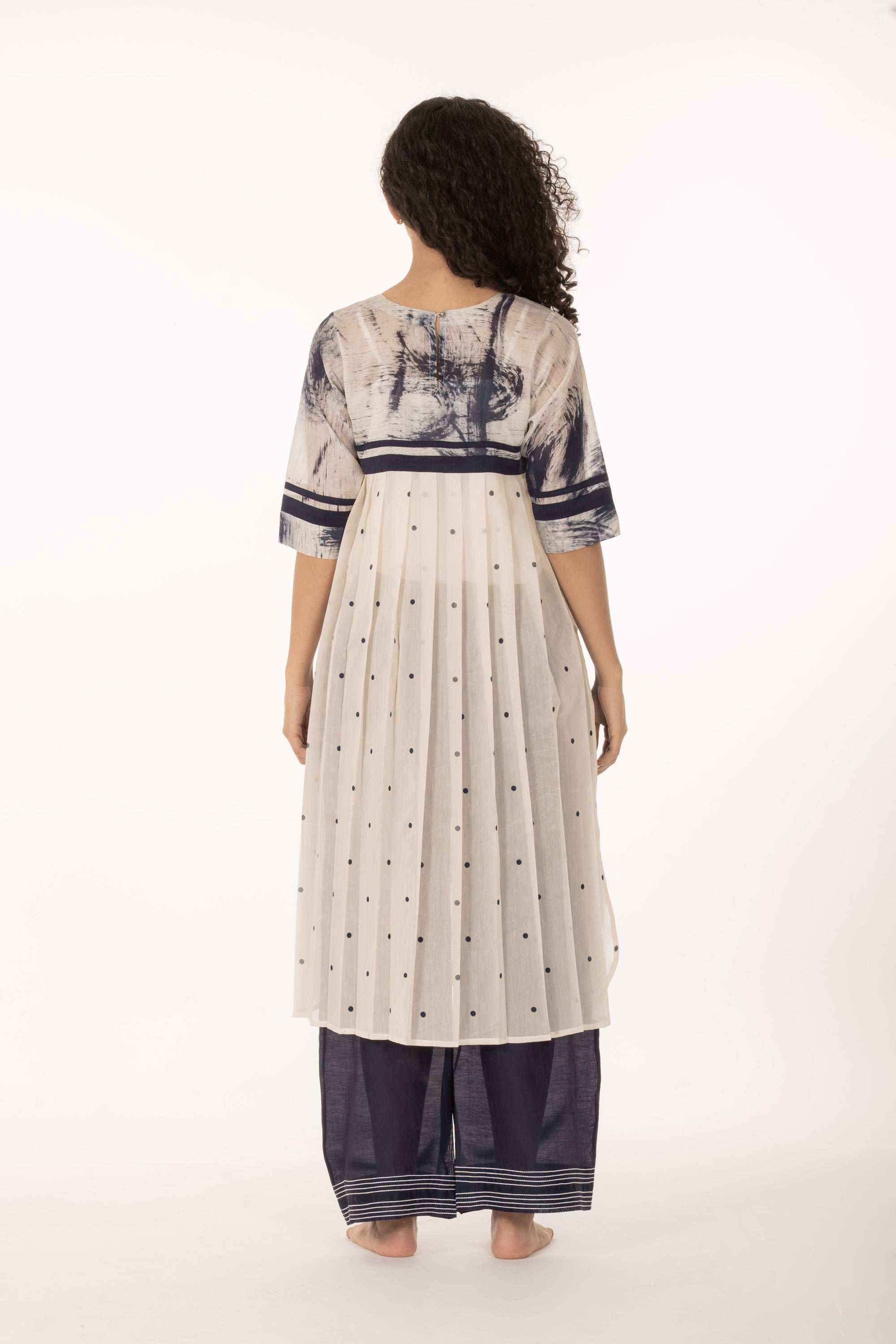 Indigo Bloom Kurta Set
