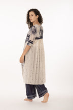 Indigo Bloom Kurta Set