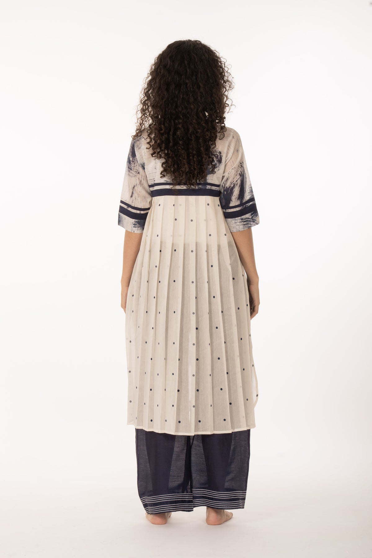 Indigo Bloom Kurta Set