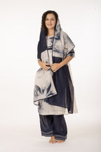 Indigo Bloom Kurta Set Co-ord