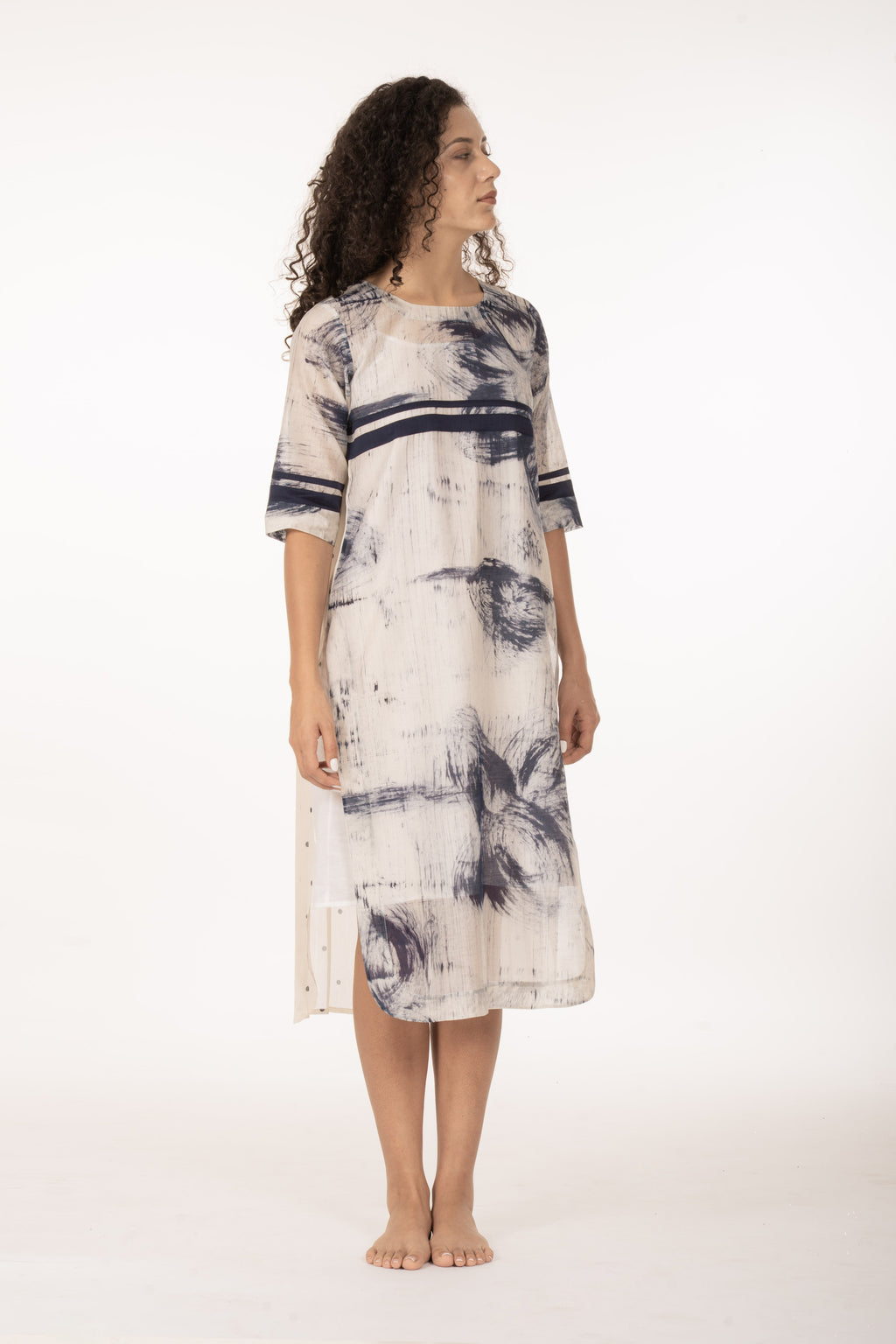 Indigo Bloom Kurta
