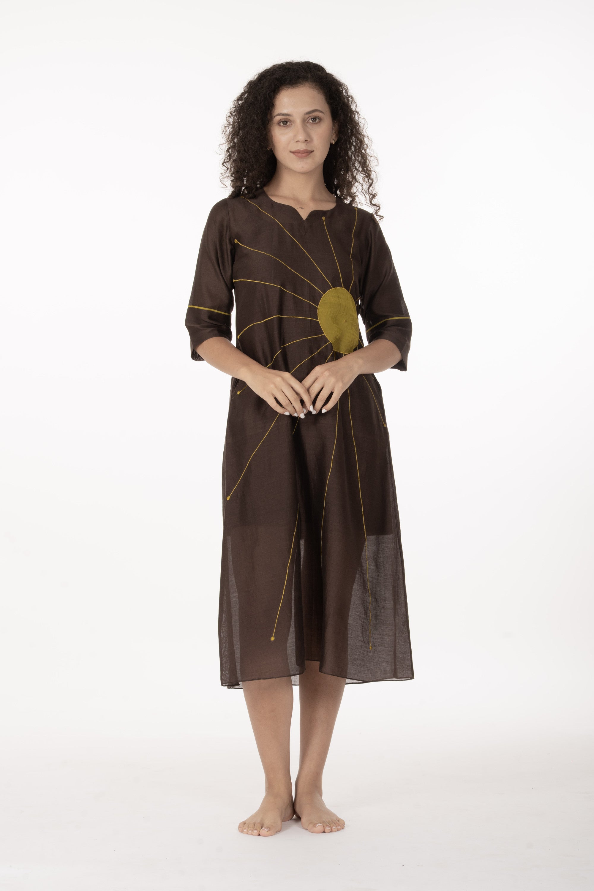 Cocoa Thread Art Dress