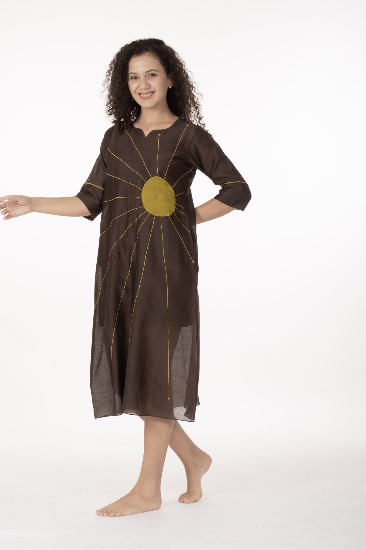 Cocoa Thread Art Dress