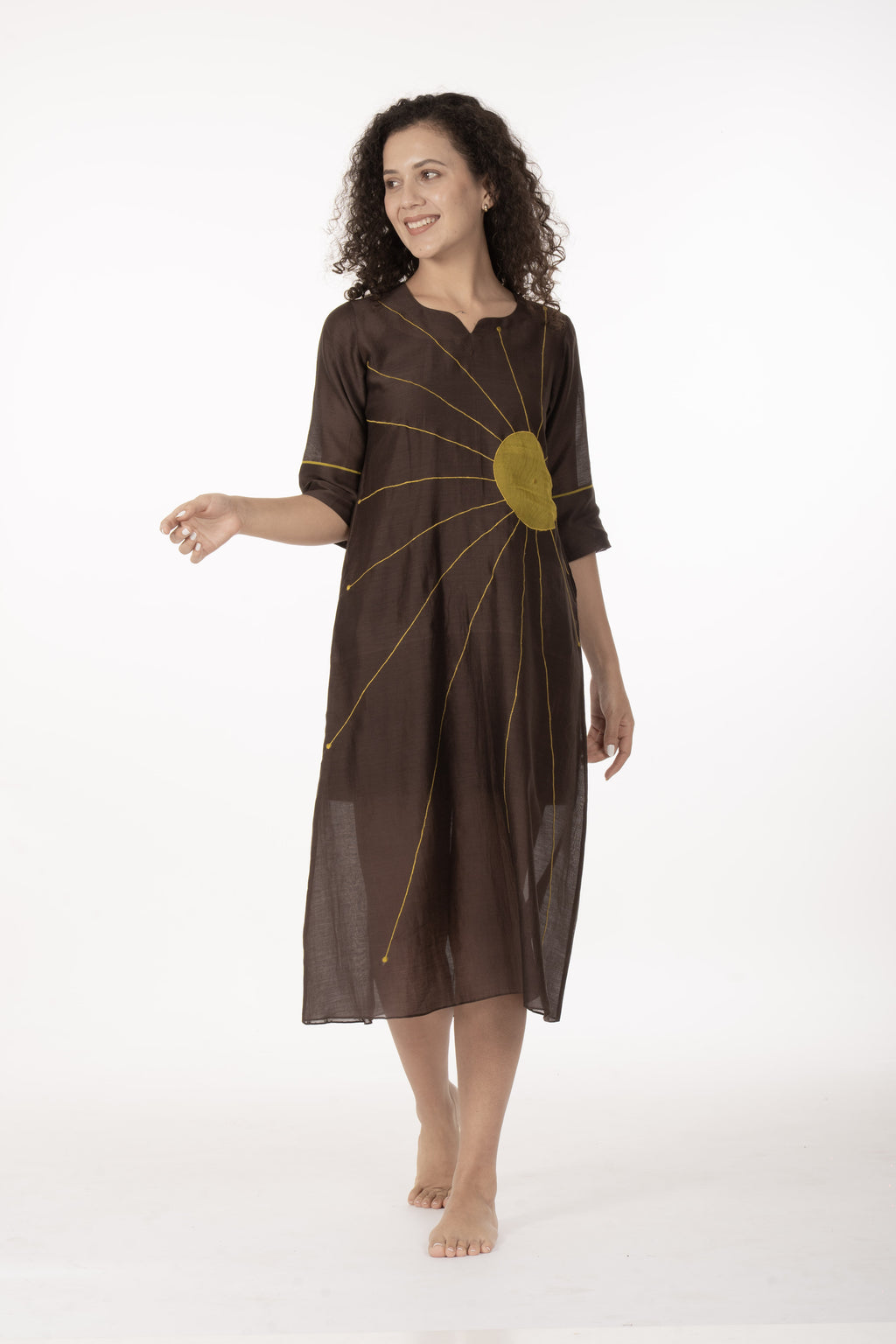 Cocoa Thread Art Dress