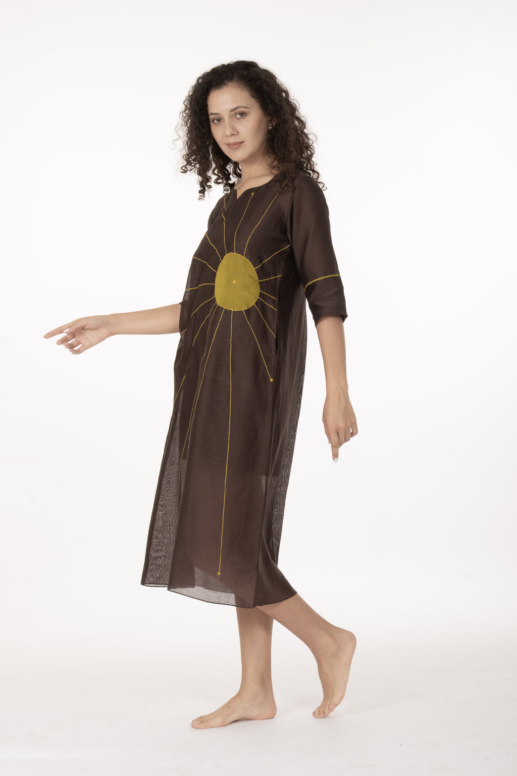 Cocoa Thread Art Dress