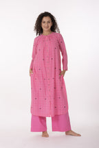Ros�� Check Midi Dress with Bottom