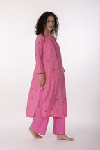 Ros�� Check Midi Dress with Bottom