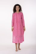 Ros�� Check Midi Dres