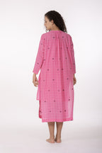 Ros�� Check Midi Dres