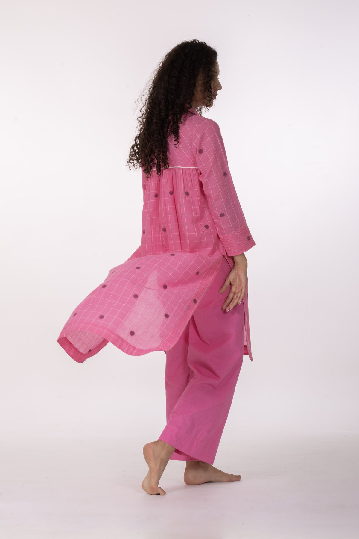 Pink Gather's Dusk Dress Co-ord
