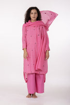 Pink Gather's Dusk Dress Co-ord