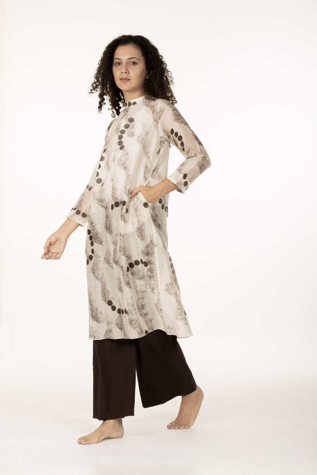 Ivory Mist Dress with Bottom