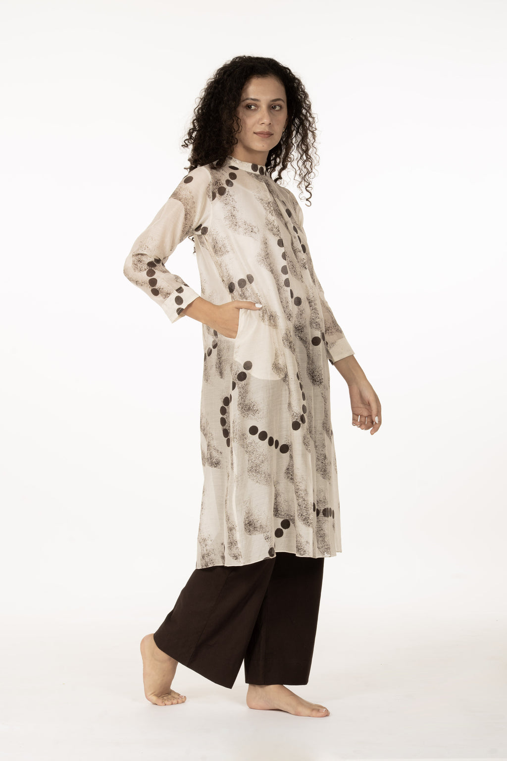 Ivory Mist Dress with Bottom