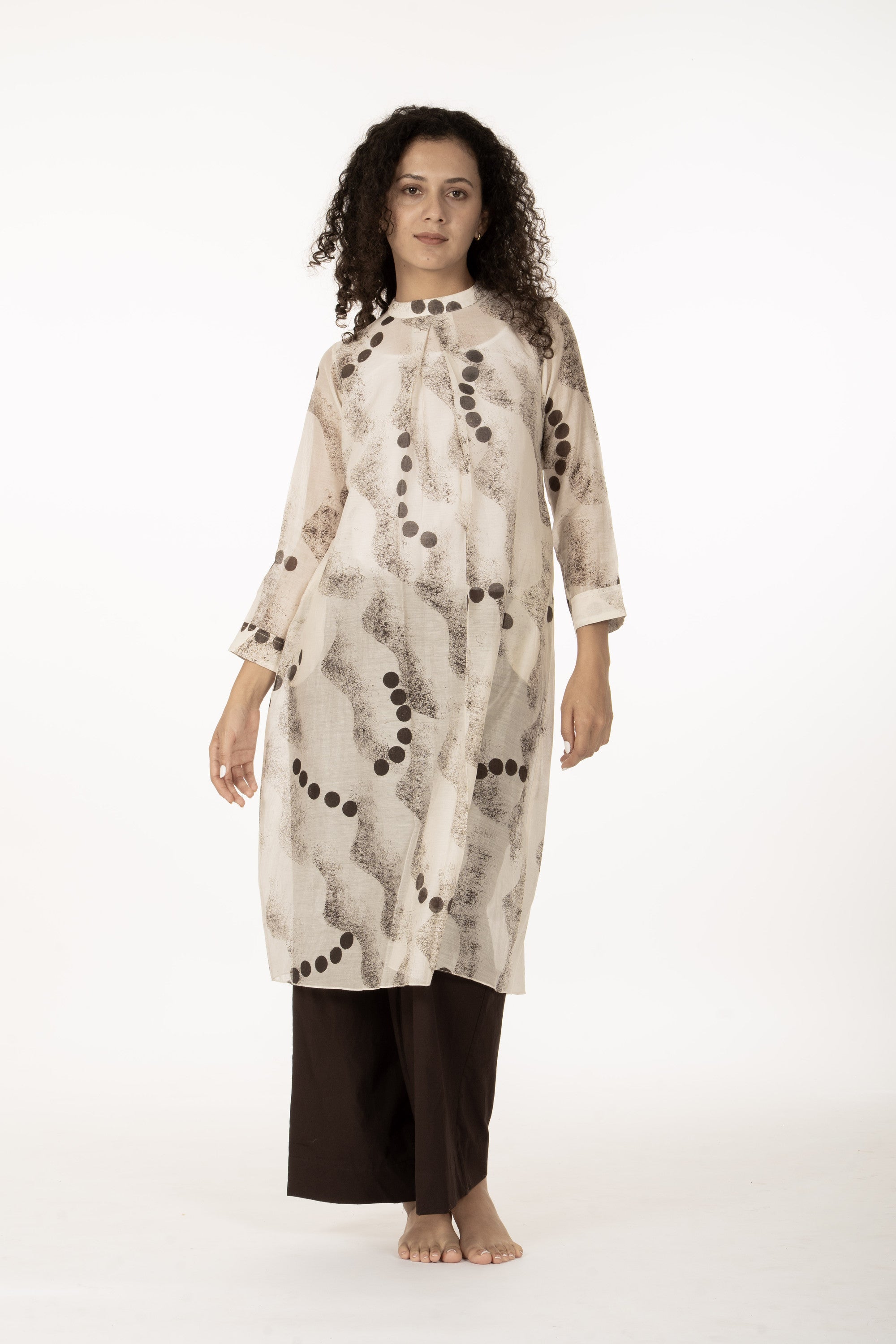 Ivory Mist Dress with Bottom