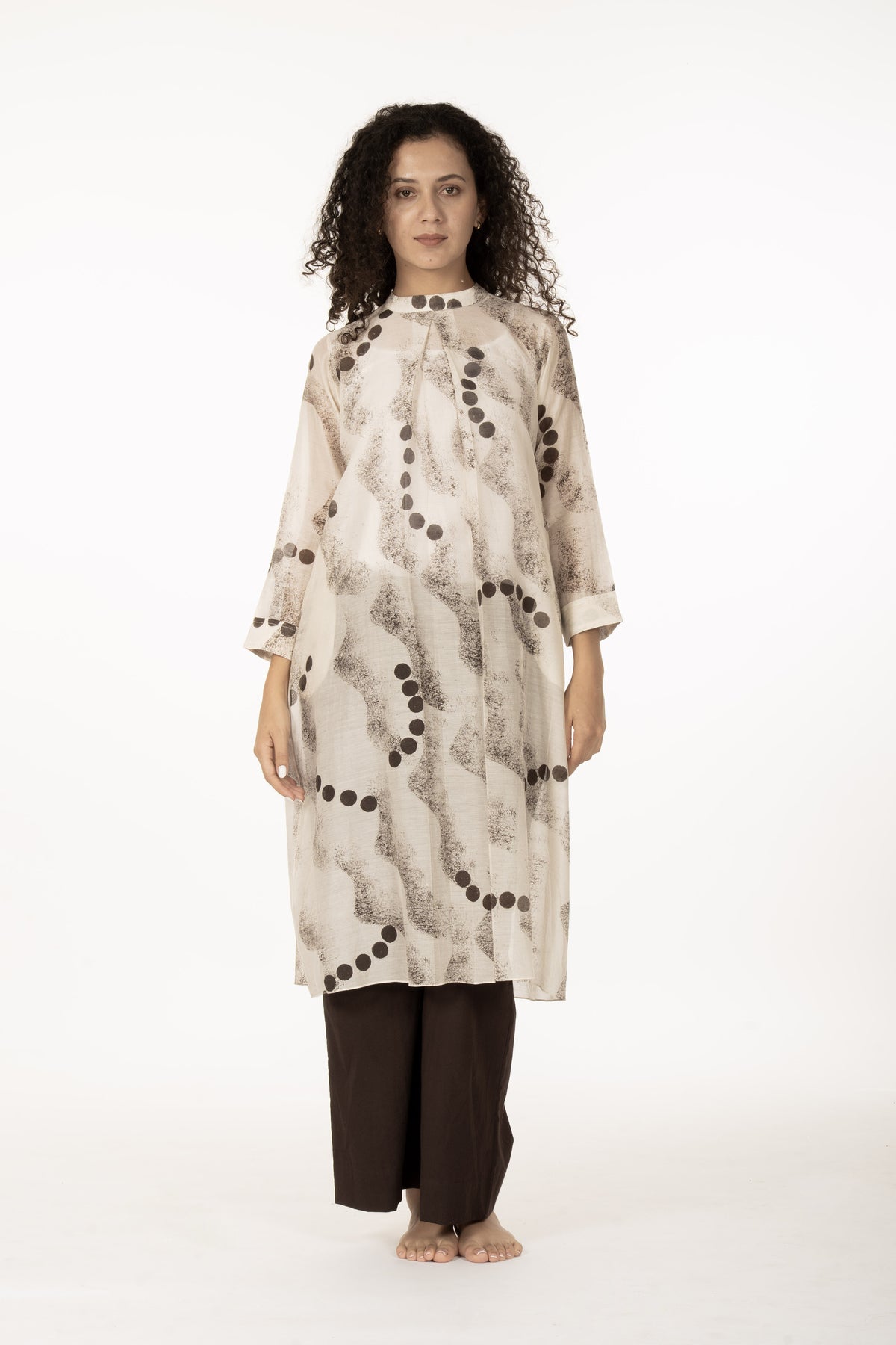 Ivory Mist Dress with Bottom