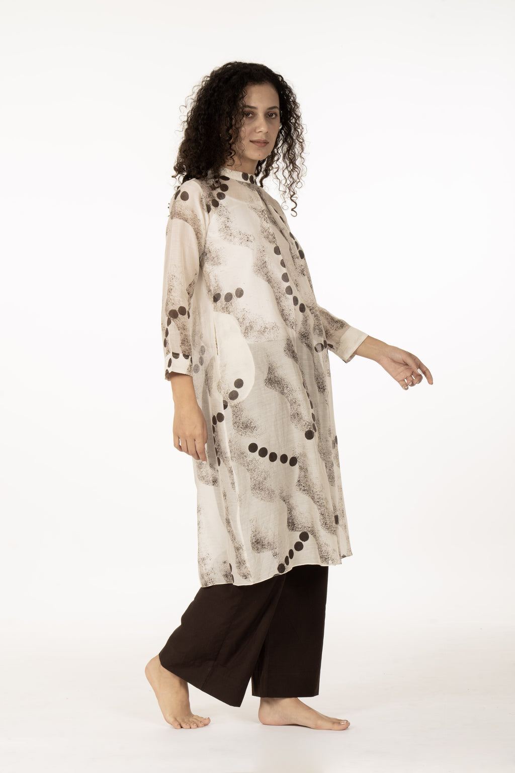 Ivory Mist Dress with Bottom