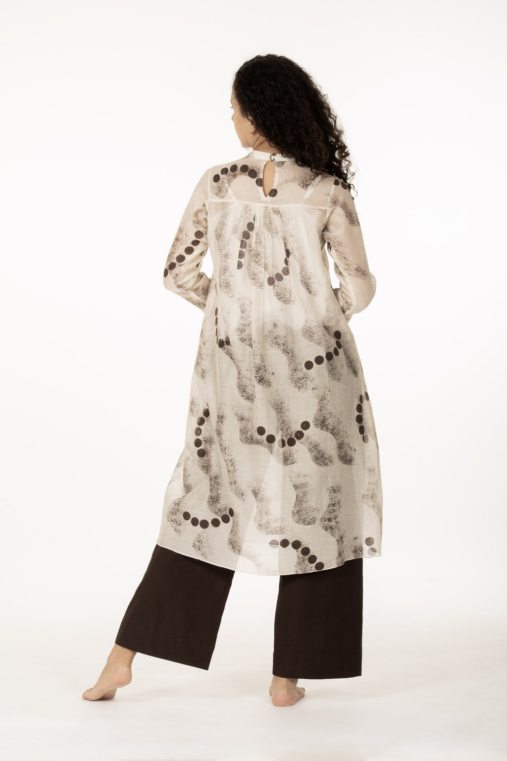 Ivory Mist Dress with Bottom